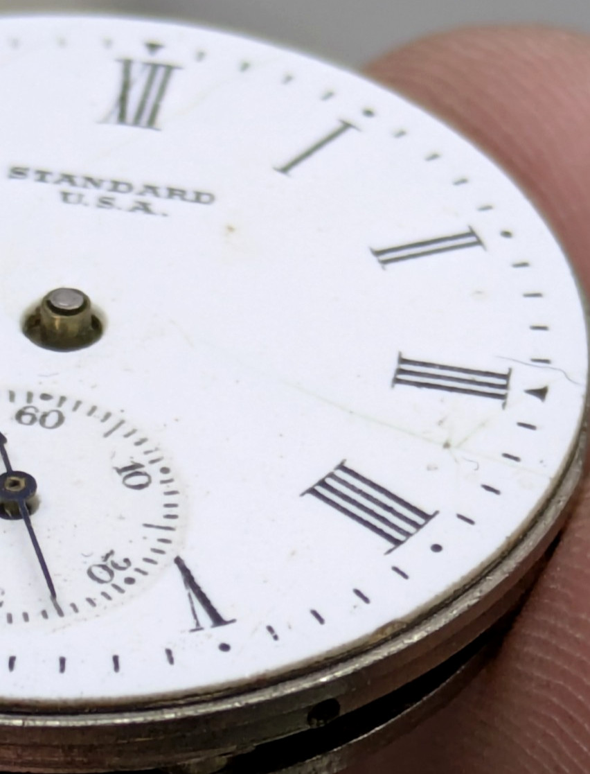 ☑️NEW YORK STANDARD USA WATCH COMPANY 102268 GRADE Excelsior Chronogrph Est 1912
