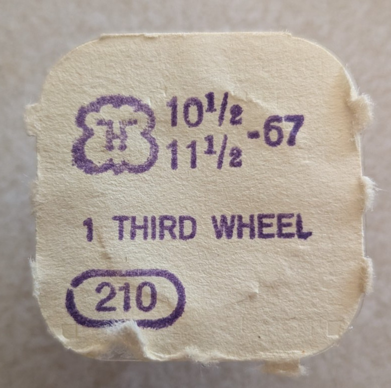 NOS NEW Fontainemelon FHF Cal. 67 Part 210 Third Wheel