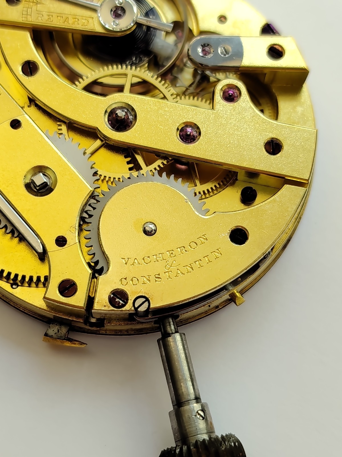 Perfect Vacheron Constantin pocket watch movement – Working. (R-2593)
