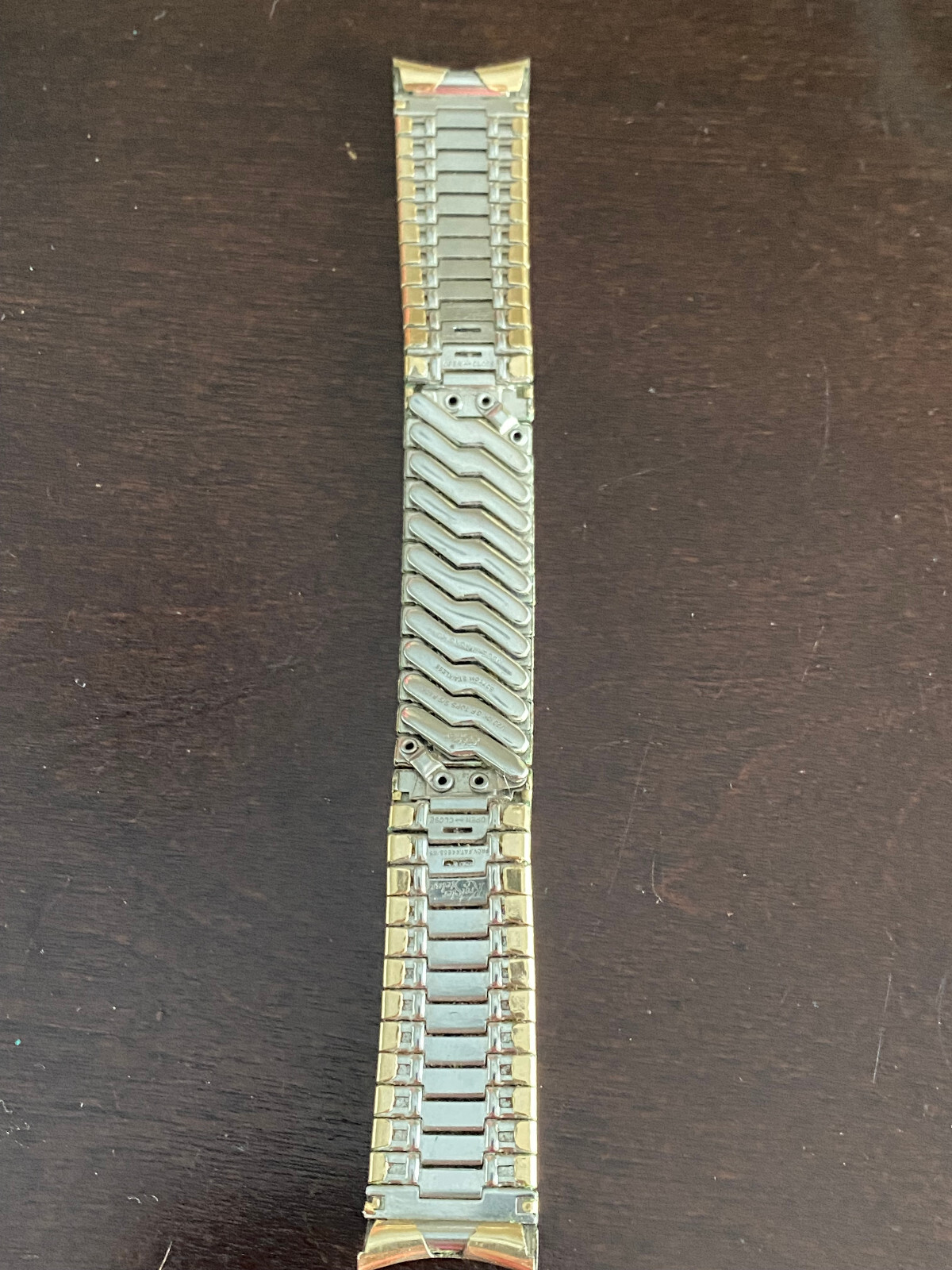 VINTAGE KREISLER STELUX 18MM STRETCH BAND ONLY , GOLD FILLED 1/20TH