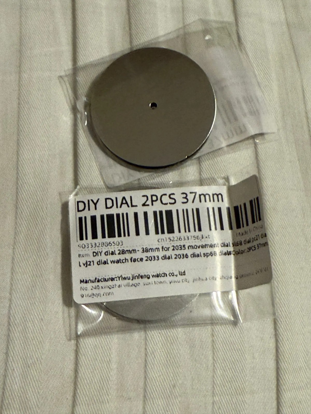 24-38mm Watch Dial For 2035 2033 2036 PC21 VJ21 SL68 SP68 Movement Face DIY