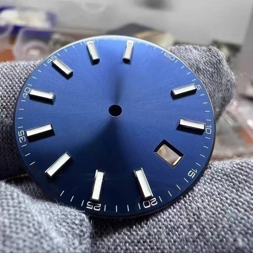 Replacement Blue Watch Dial Fits Datejust 41mm 126300 3235 Movement
