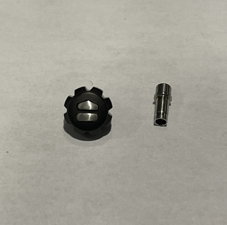 New Generic 7.8mm Screw Down Black Crown for Tag Heuer WAH1112 Formula 1 Watch