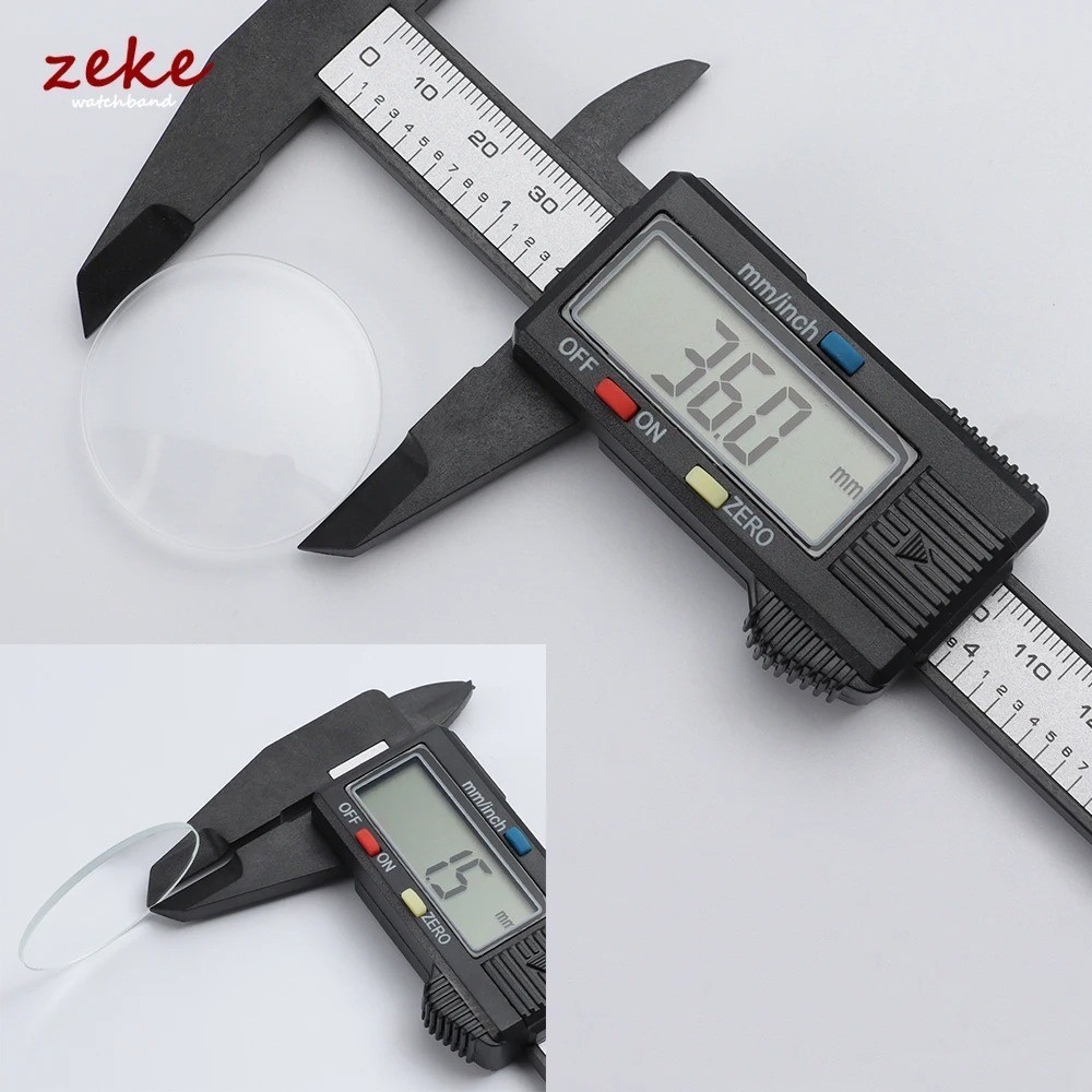 Double Domed Glass Watch Crystal 1/1.5/2.0mm Thick in Diameters 28-38mm Crystal