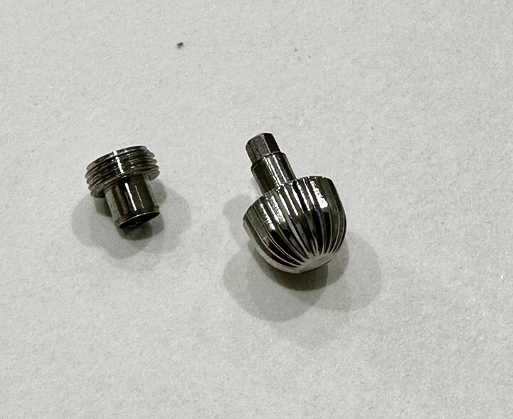 Generic 5.15mm S/S Screwdown Crown & Tube To Fit Breitling Chronomat Watch