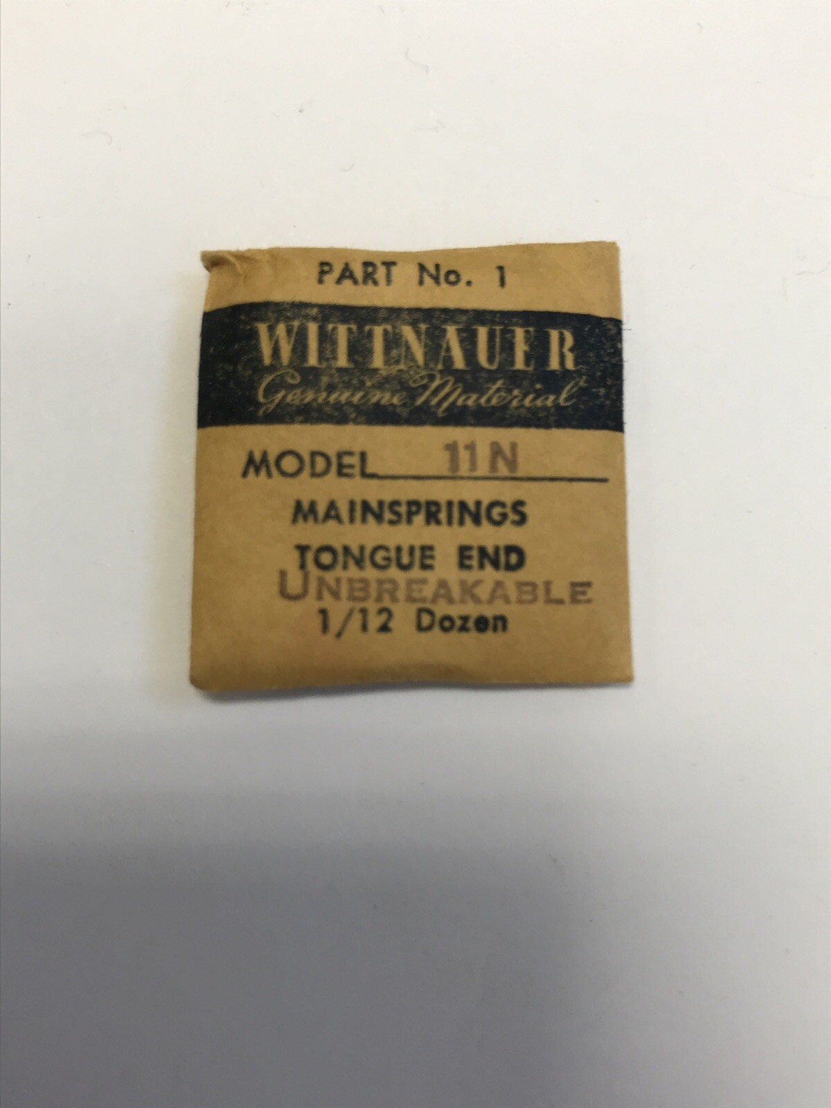 Wittnauer 11N Mainspring New In Package