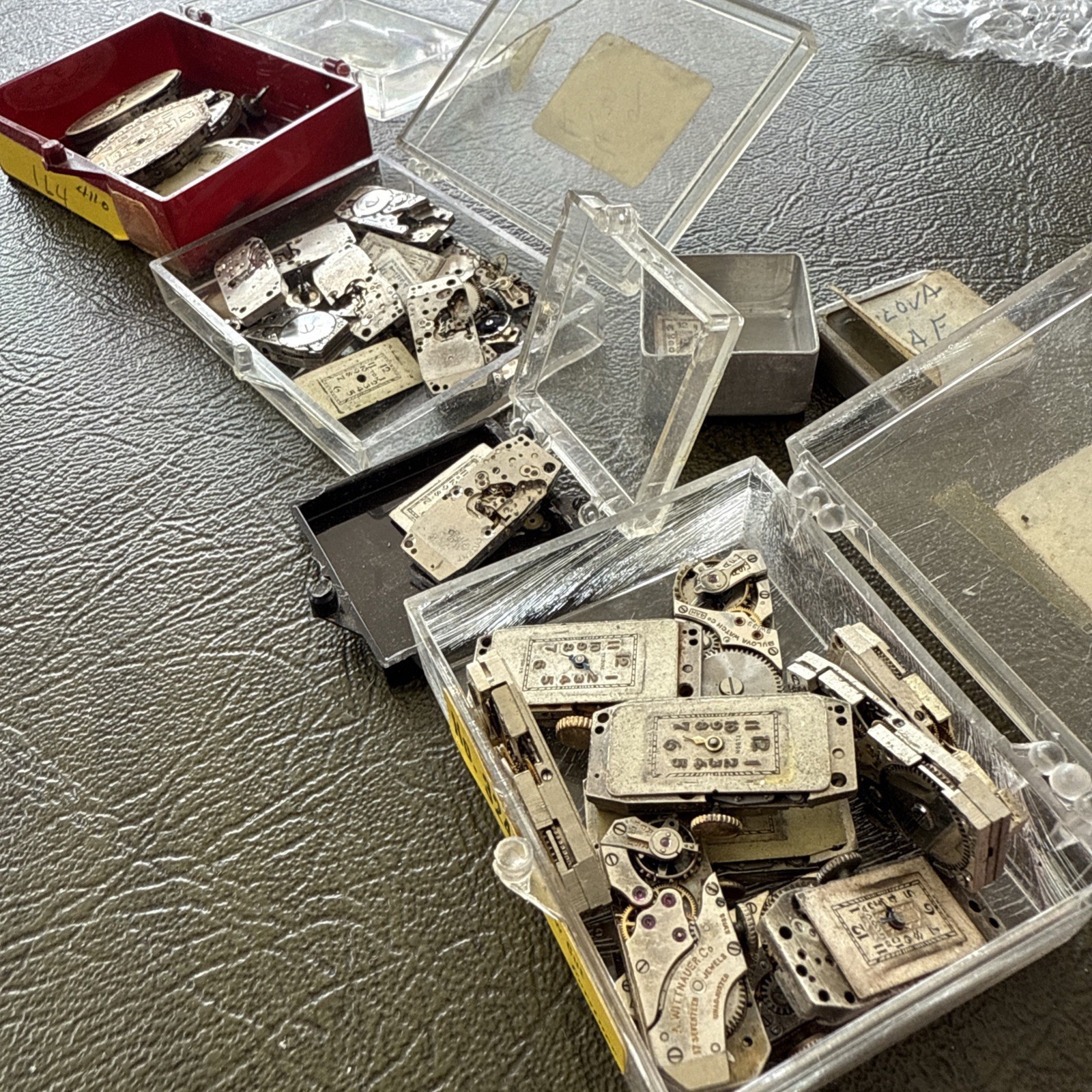 Large Lot Of Antique Bulova Ladies Movements (and Others)