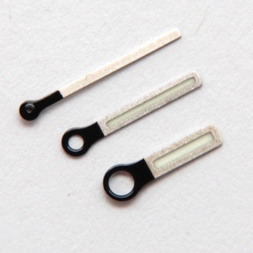 OEM GENUINE IKEPOD MANATEE WATCH HANDS DIAMOND DUST FINISH 0.90 x 1.50 x 0.25