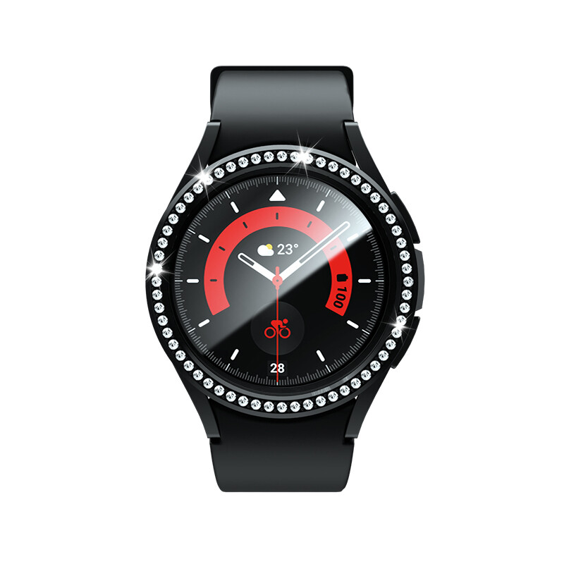 Diamond Bezel Styling Frame Ring Case Cover For Samsung Watch 6 Classic 43/47mm
