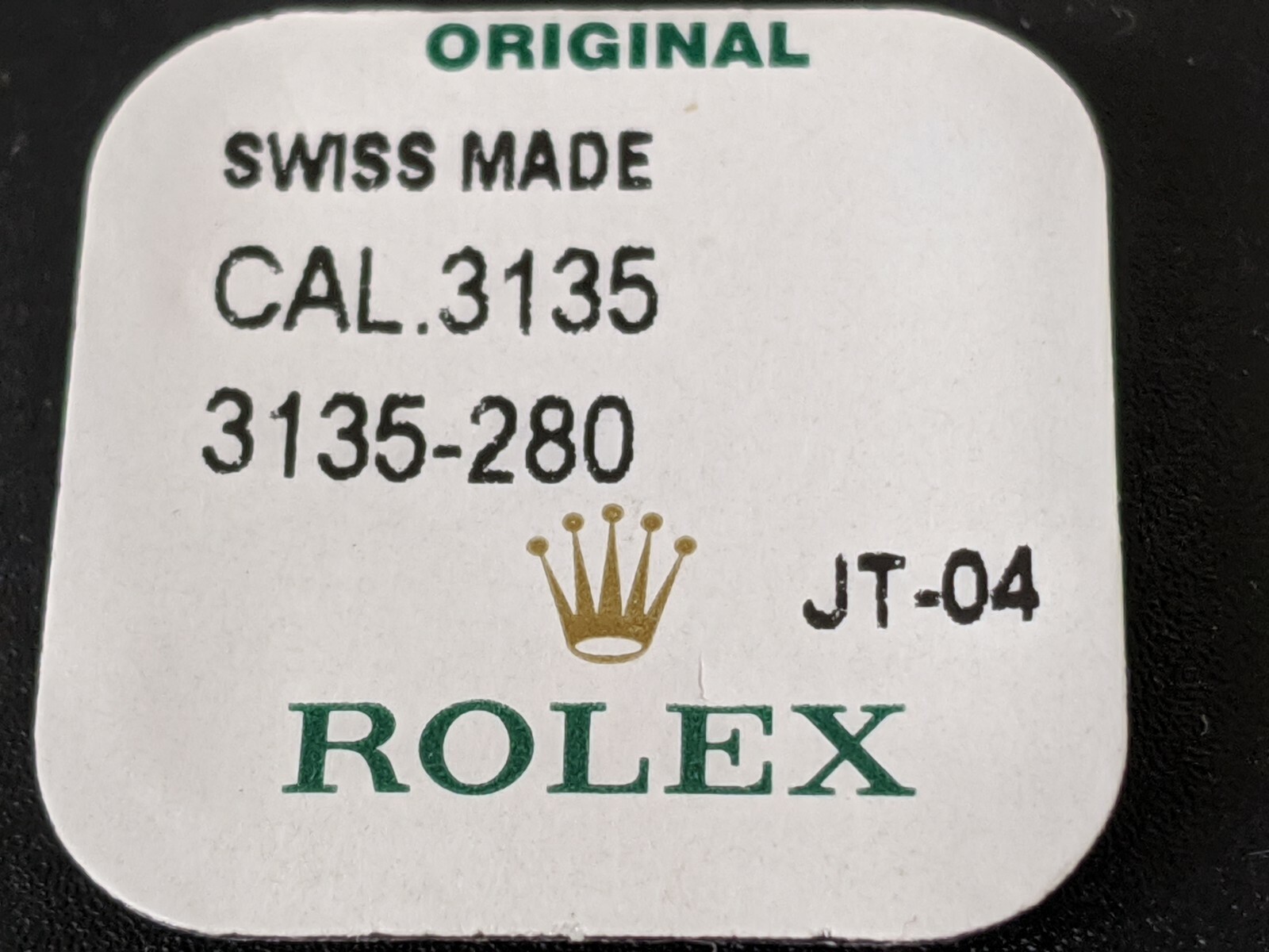 Rolex Calibre 3135-280 Hour Wheel – Genuine New Sealed Package