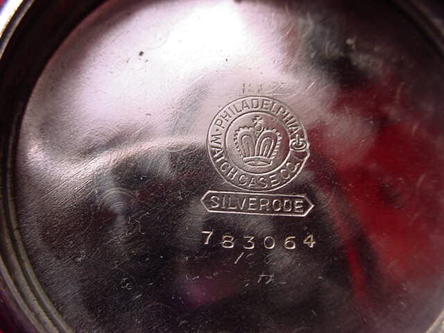 16 SIZE SILVERODE OPEN FACE PHILADELPHIA WATCH CASE CO STEM SET WATCH CASE! #207