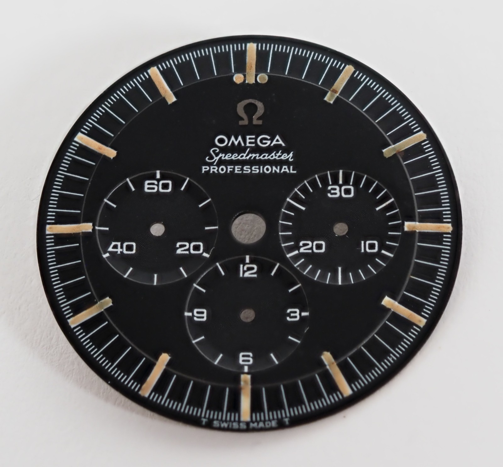 Omega Speedmaster Professional Applied Logo 321 Dial 145.012-67 Glossy Black!