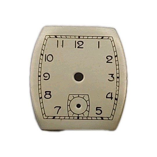 Unbranded 21.1mm x 23.3mm Metal Wristwatch Dial Only 829