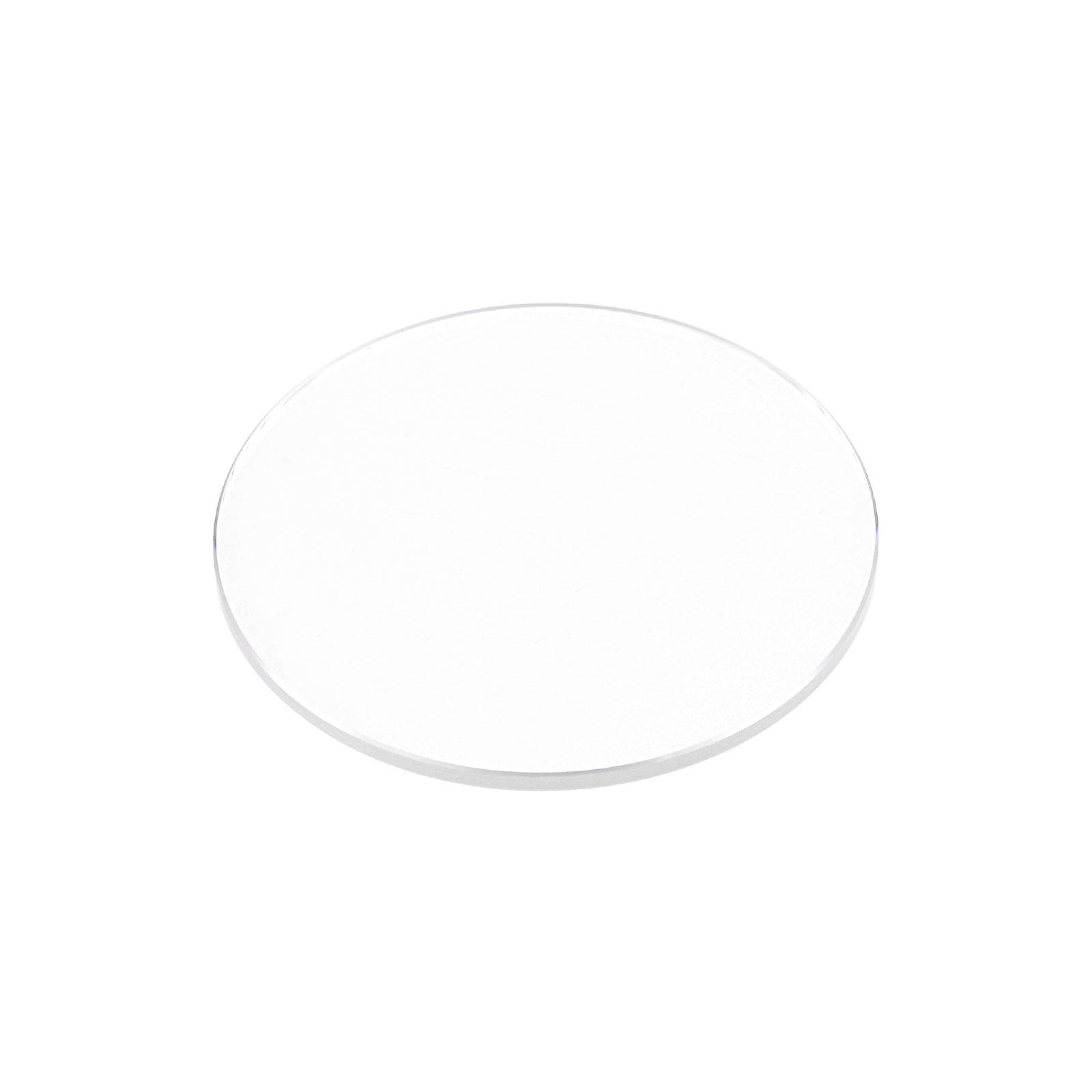 37mm Dia. Watch Glass Sapphire Crystal Lens, Round Flat 1mm Thickness Clear