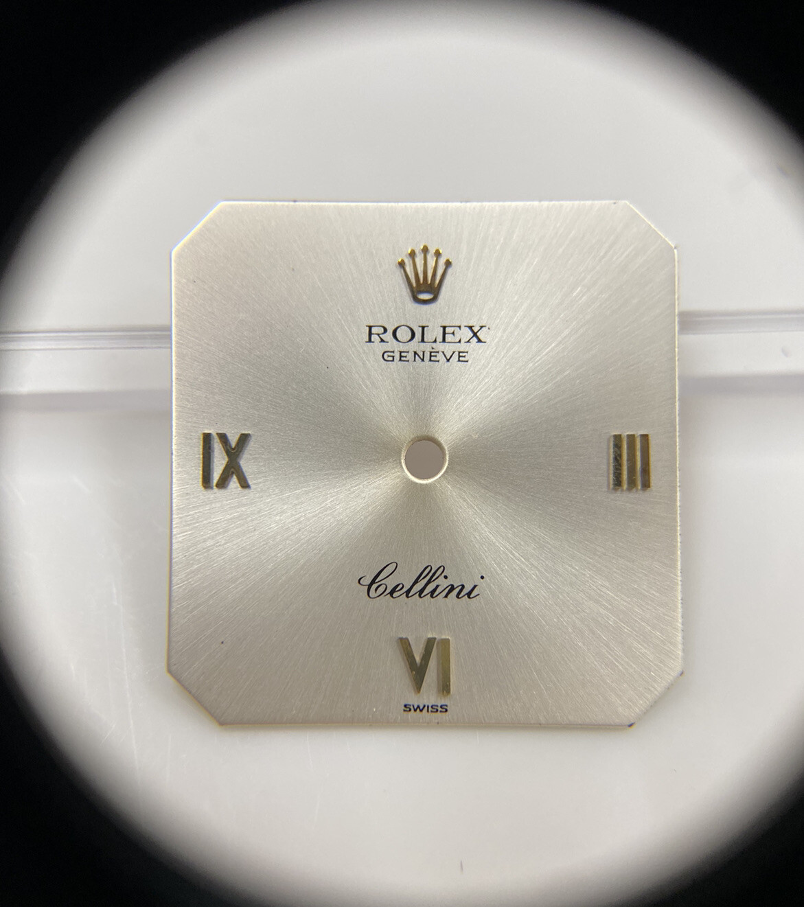 Original Rolex Cellini Silver/Yellow Gold Dial Ref. 4150 Cal. 1602