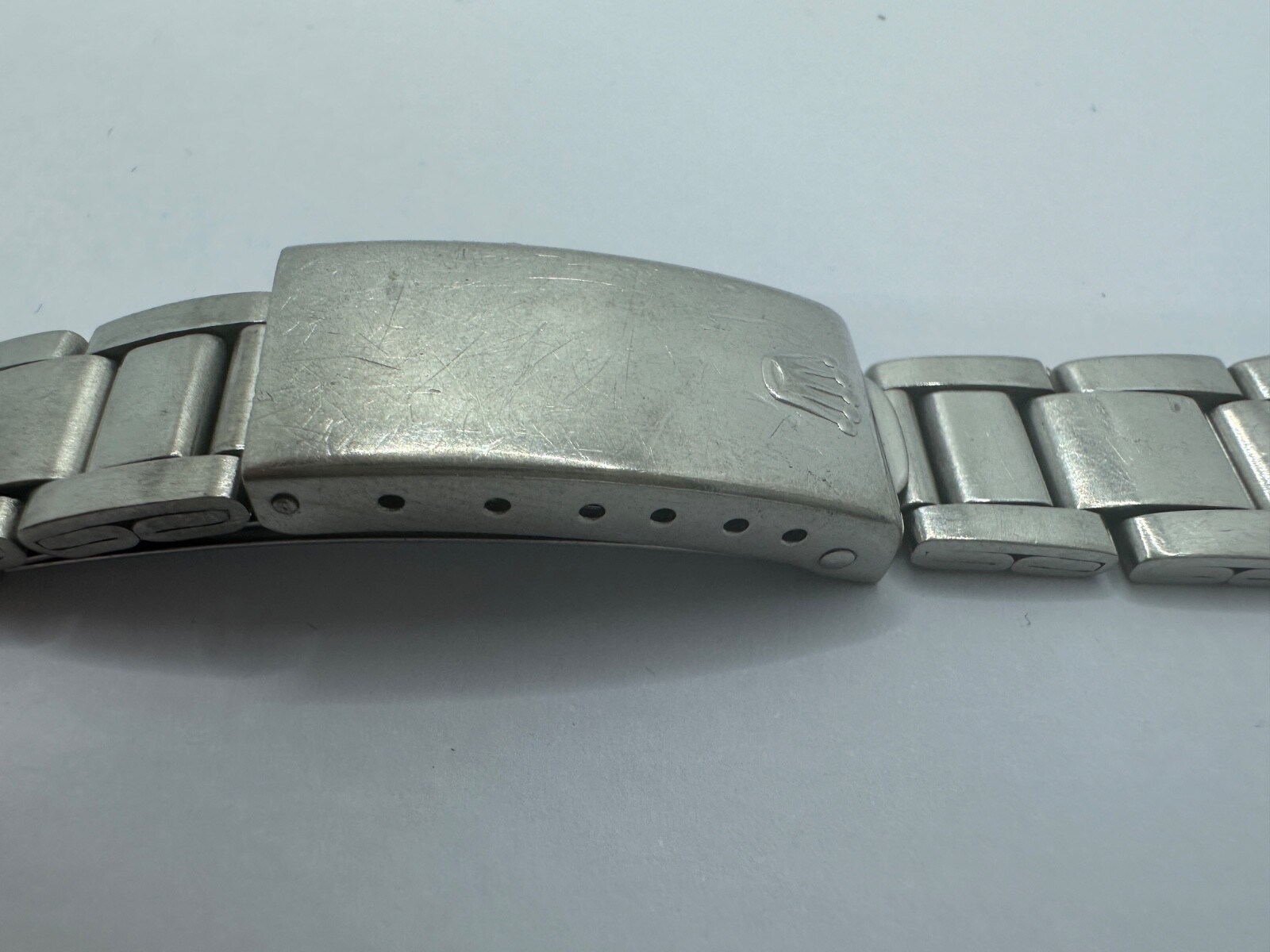 ORIGINAL Rolex 7835 Steel Band Bracelet 19MM 357 Endlinks good length