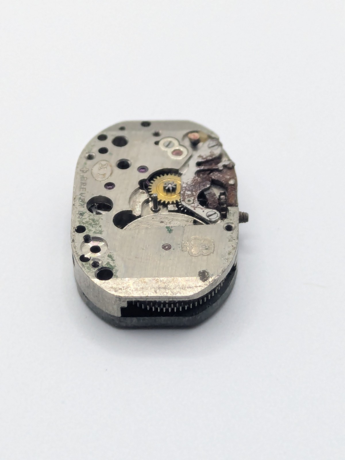 Rotary P120 Cal. 390 Manual Wind Watch Movement 15 Jewels Swiss Parts Repair