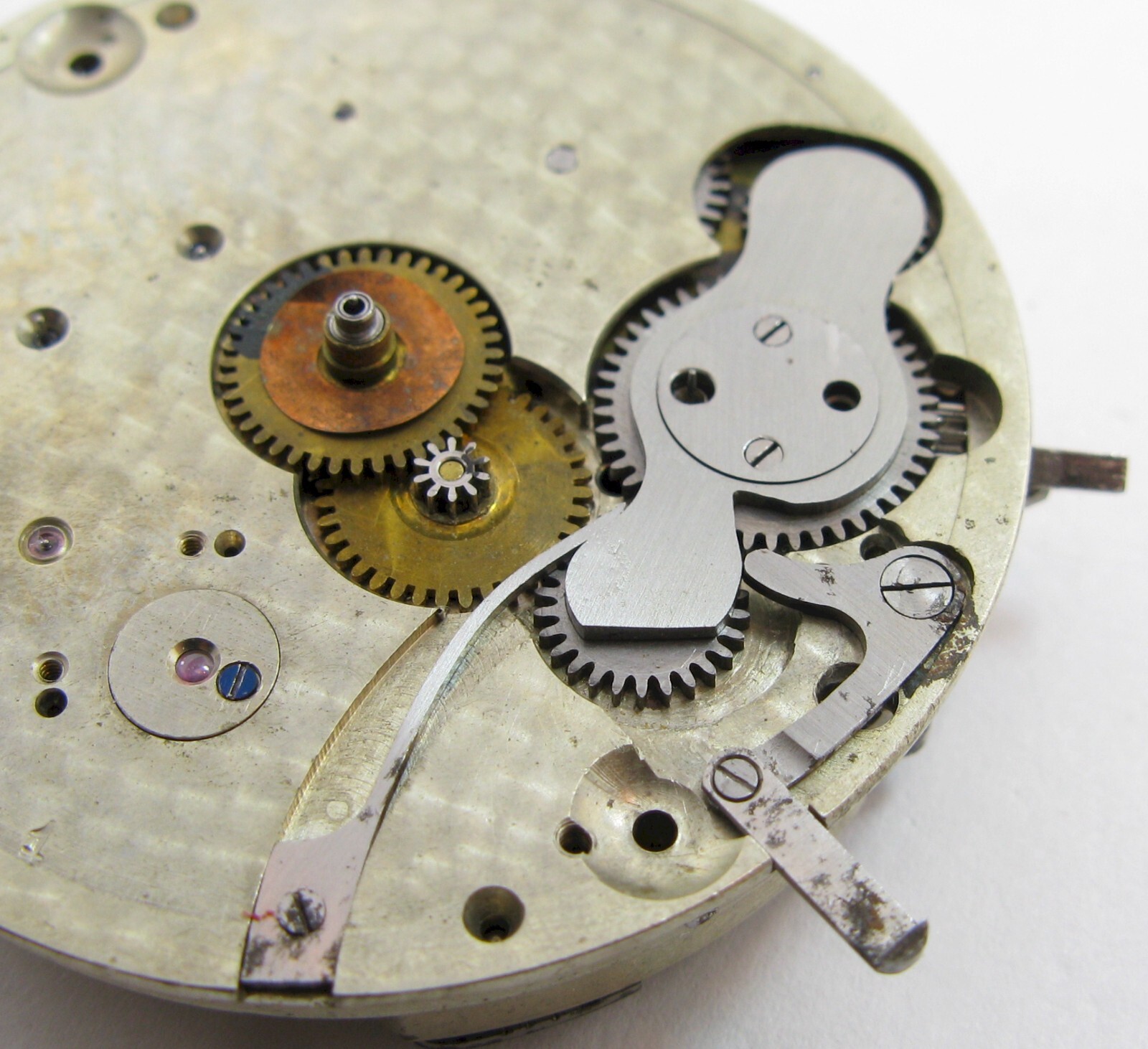 Agassiz Pocket Chronograph watch Movement 92711 for parts … 16s diam. 41.9 mm