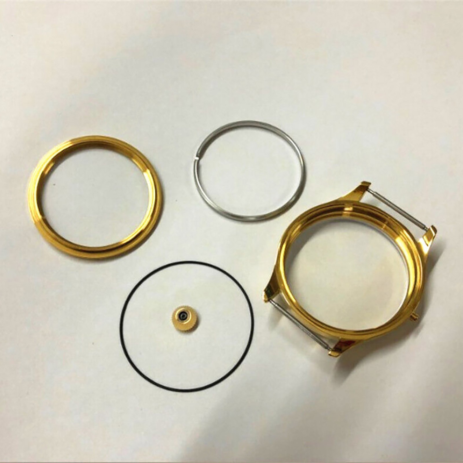 18K Gold 44mm 316L Stainless Steel Watch Case for ETA 6497/6498 ST36 Movement