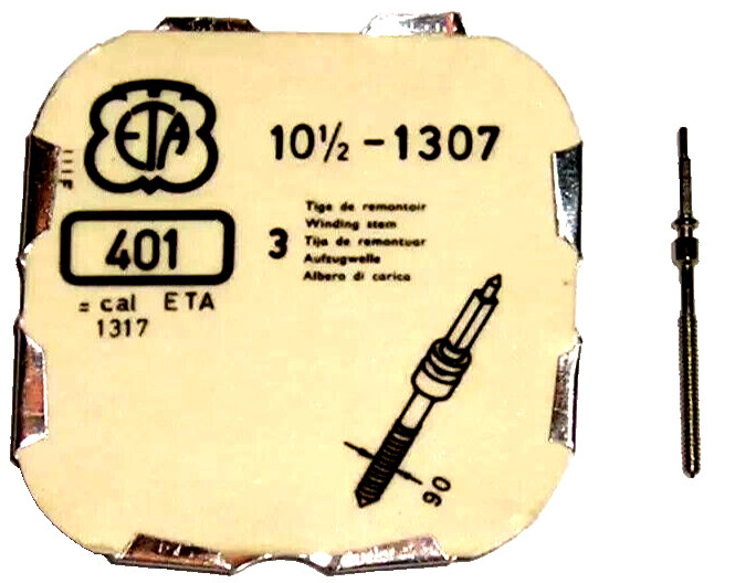 ETA 1301 1306 1307 1317 Winding Stem watch part #200/1109F #401/ETA 1308 (1-STEM