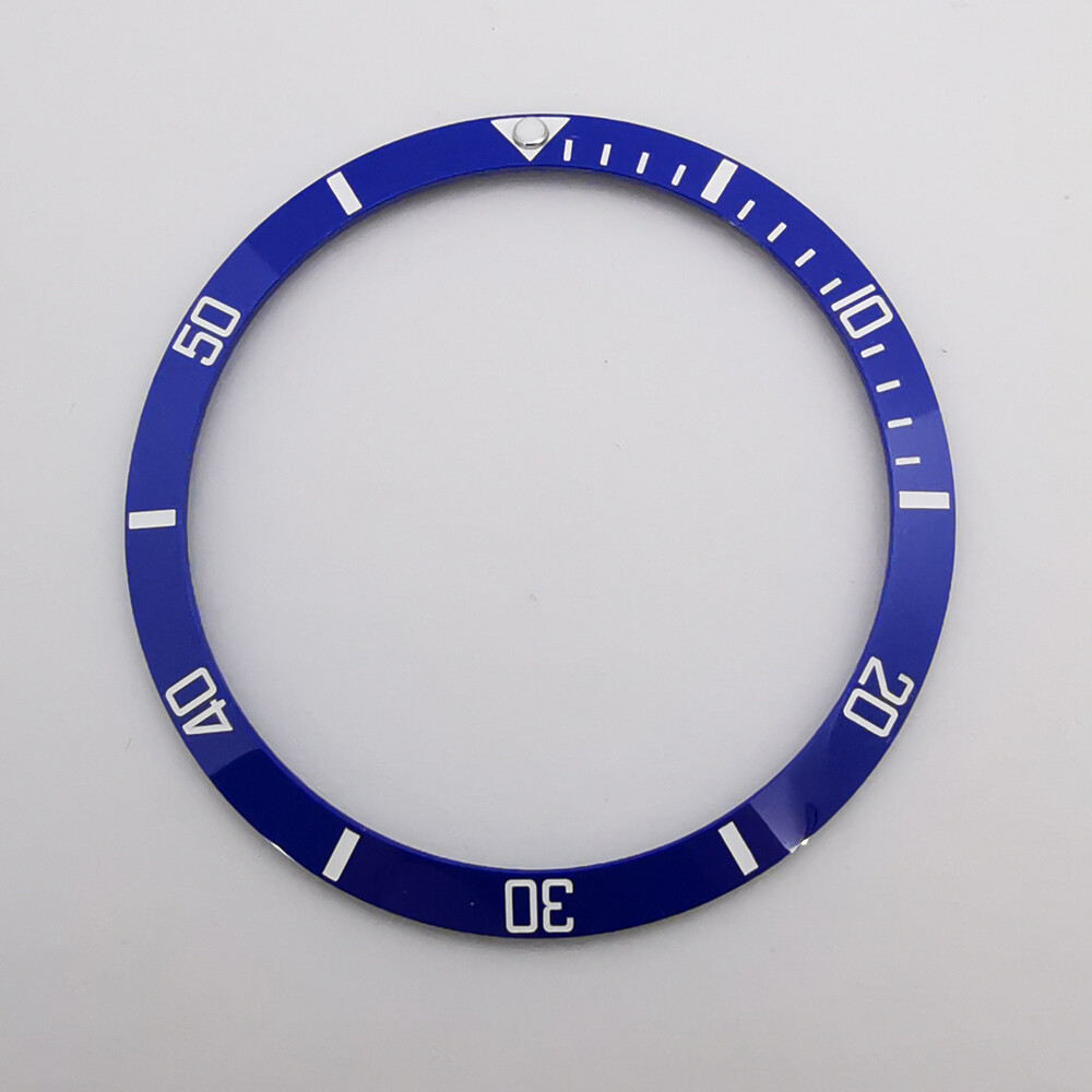 34mm ceramic watch bezel insert suitable fit corgeut 36mm automatic watch case