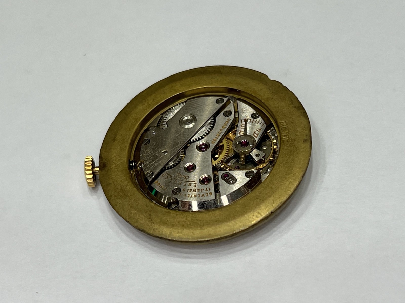 Eberhard & Co Manual Movement 17 Jewels Swiss Made Running
