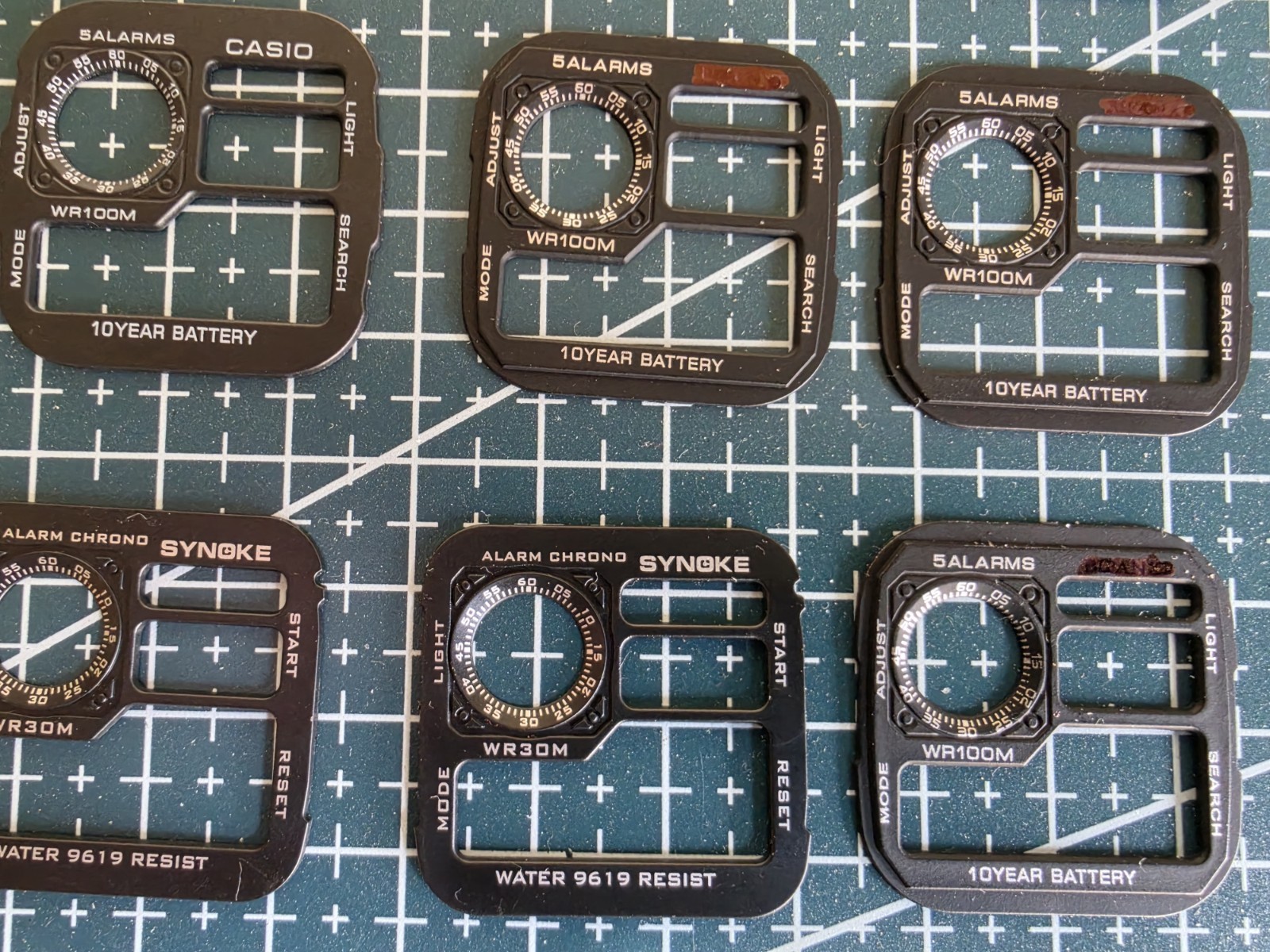 16 Aftermarket Casio AE1200 Faceplates