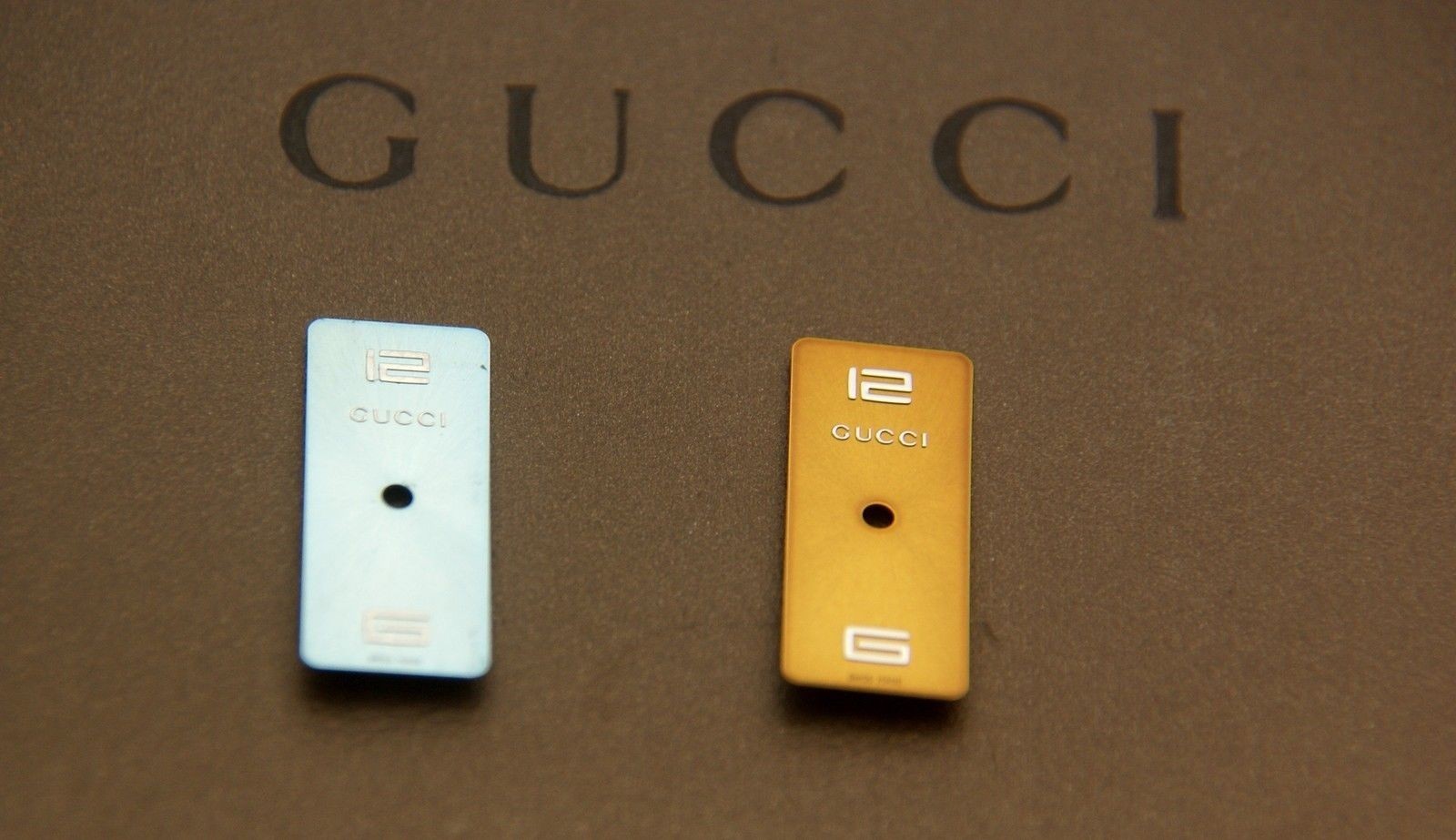 NIB Gucci Replacement Dials – 1500 L – Latest Style – Copper and Blue Sky