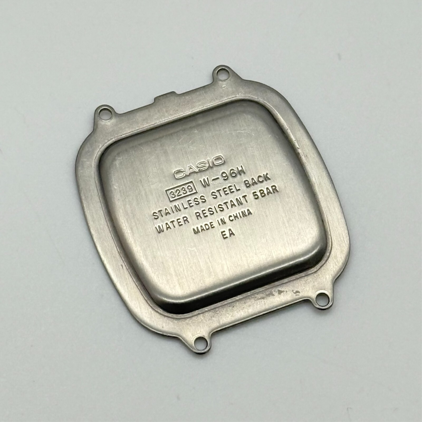 CASIO Stainless Steel Watch Case Back for W-96H (3239)