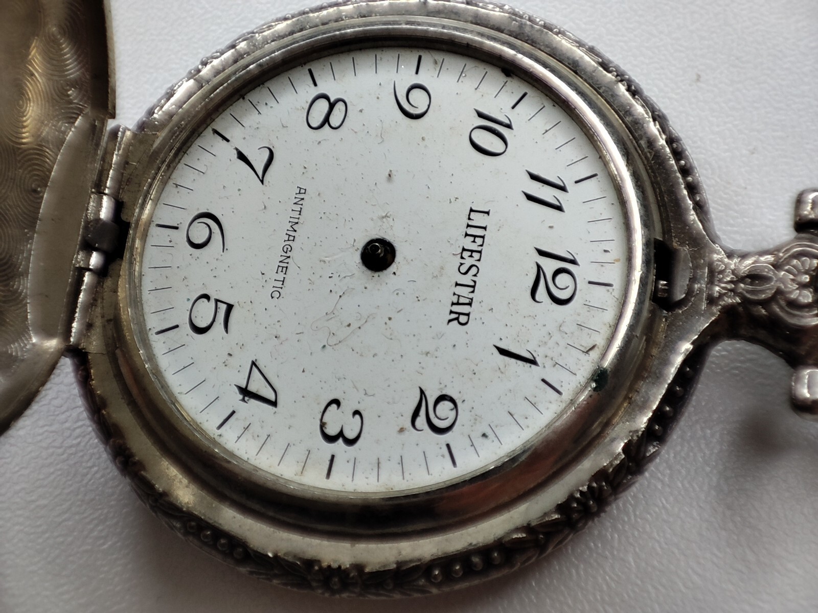 hunting scene pocket Watch lifestar watch – 46.5 mm – for parts and spares