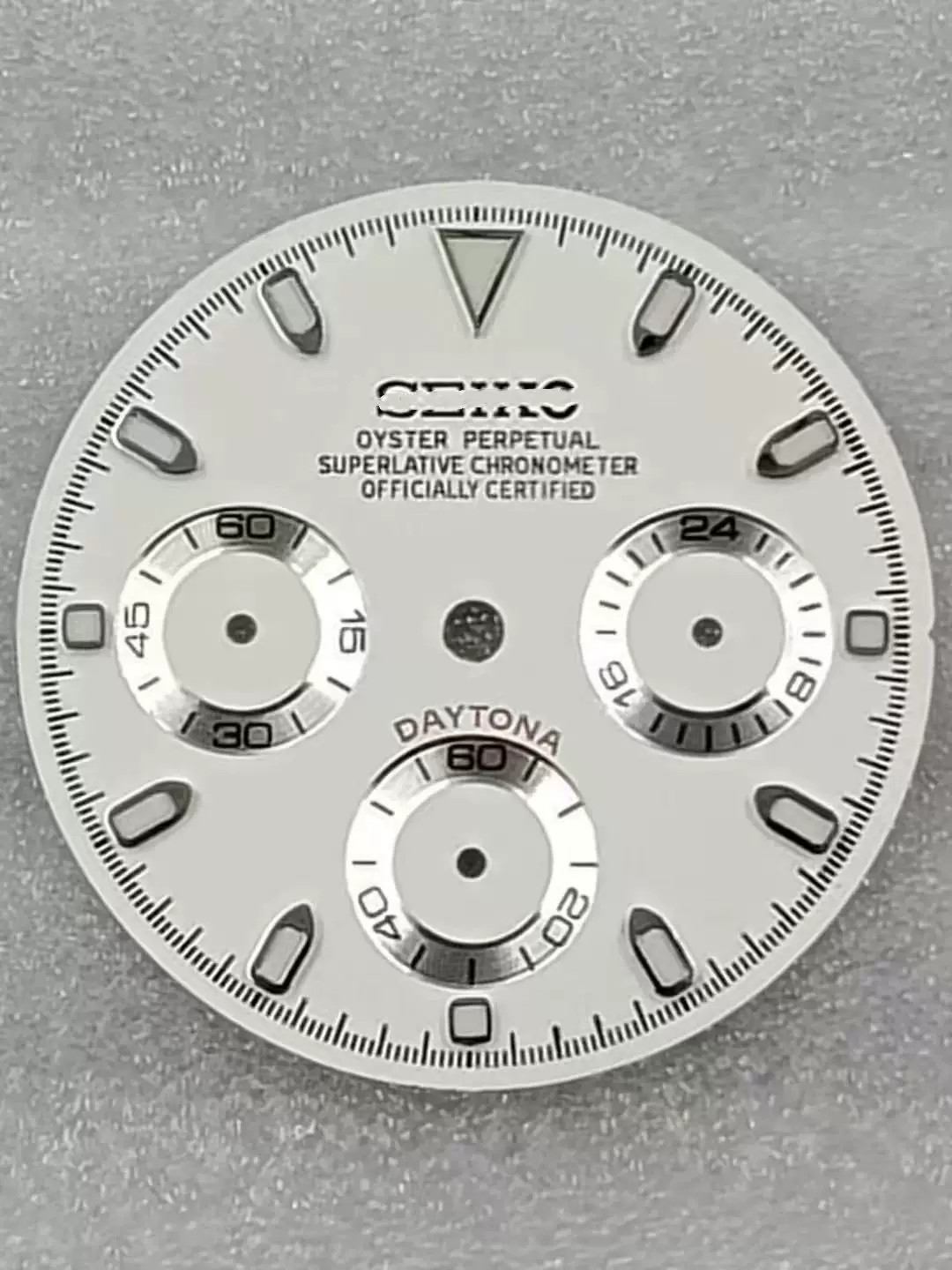 29.5mm Multifunctional Diamond Watch Dial No Lume For Vk63 Movement Watch Parts