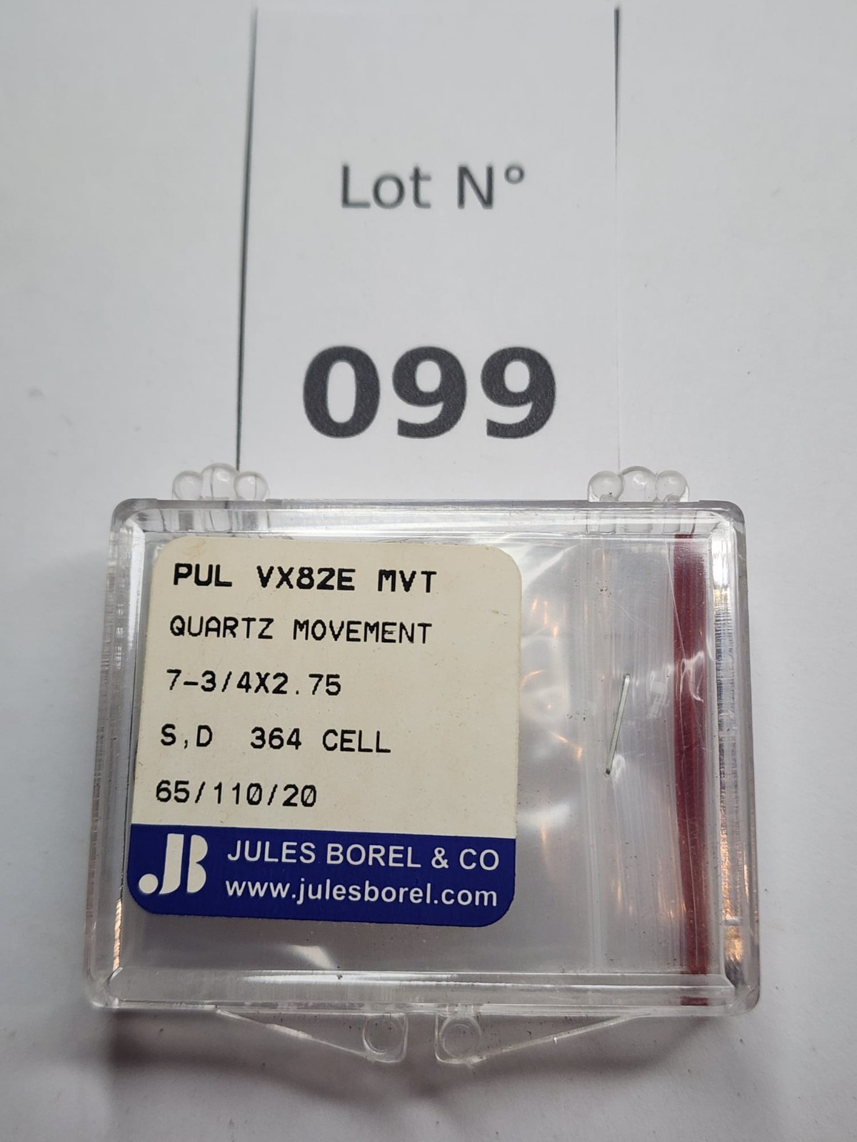 Vintage Jules Borel Quartz Watch Movement PUL VX82E – Partial Box