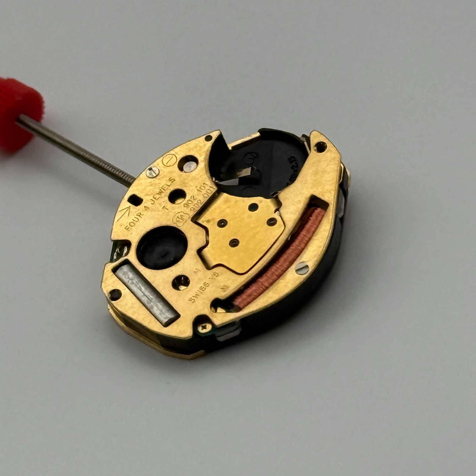 ETA 902.101 Watch Movement Running Quartz 4 Jewels Swiss Parts Repair 15.3mm