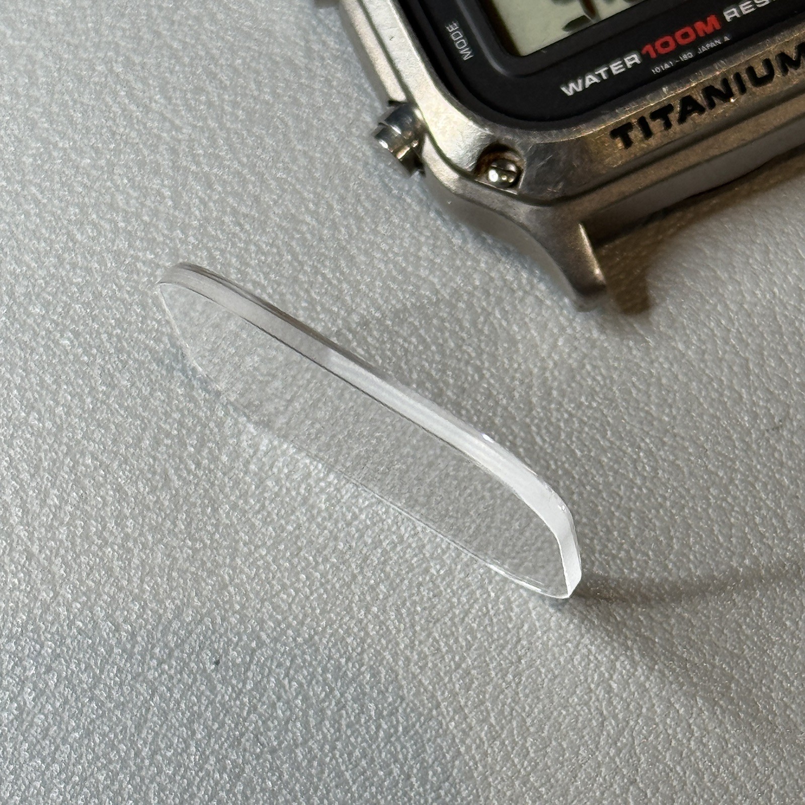 CASIO TW-7000 TW7000 Vintage Watch Glass Sapphire Crystal Replacement