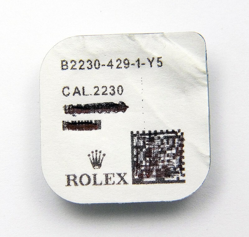 Brand New Genuine Rolex 2230 2235 429 Caliber Balance Staff for Watch Movement