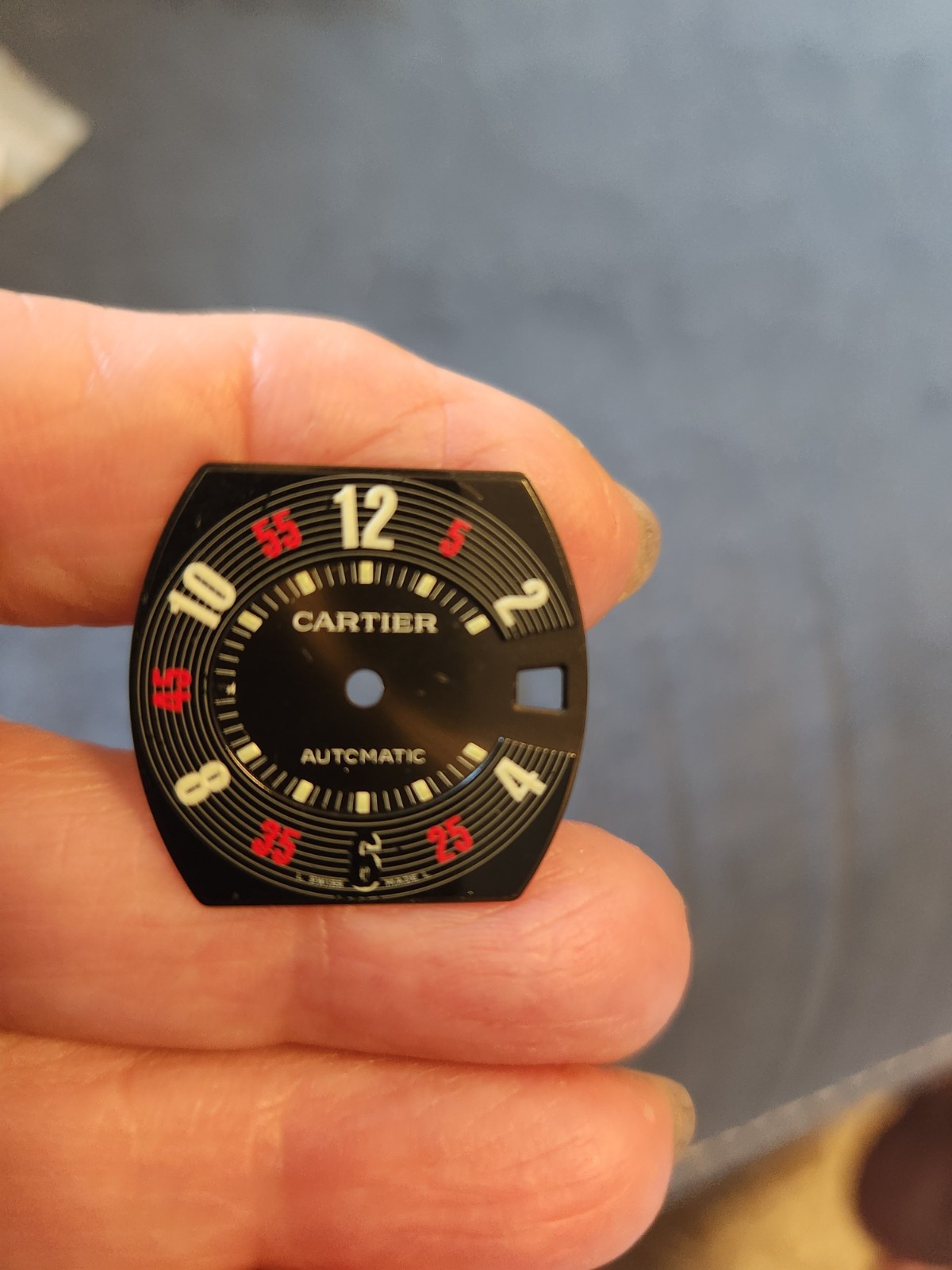 Cartier Roadster Watch Dial