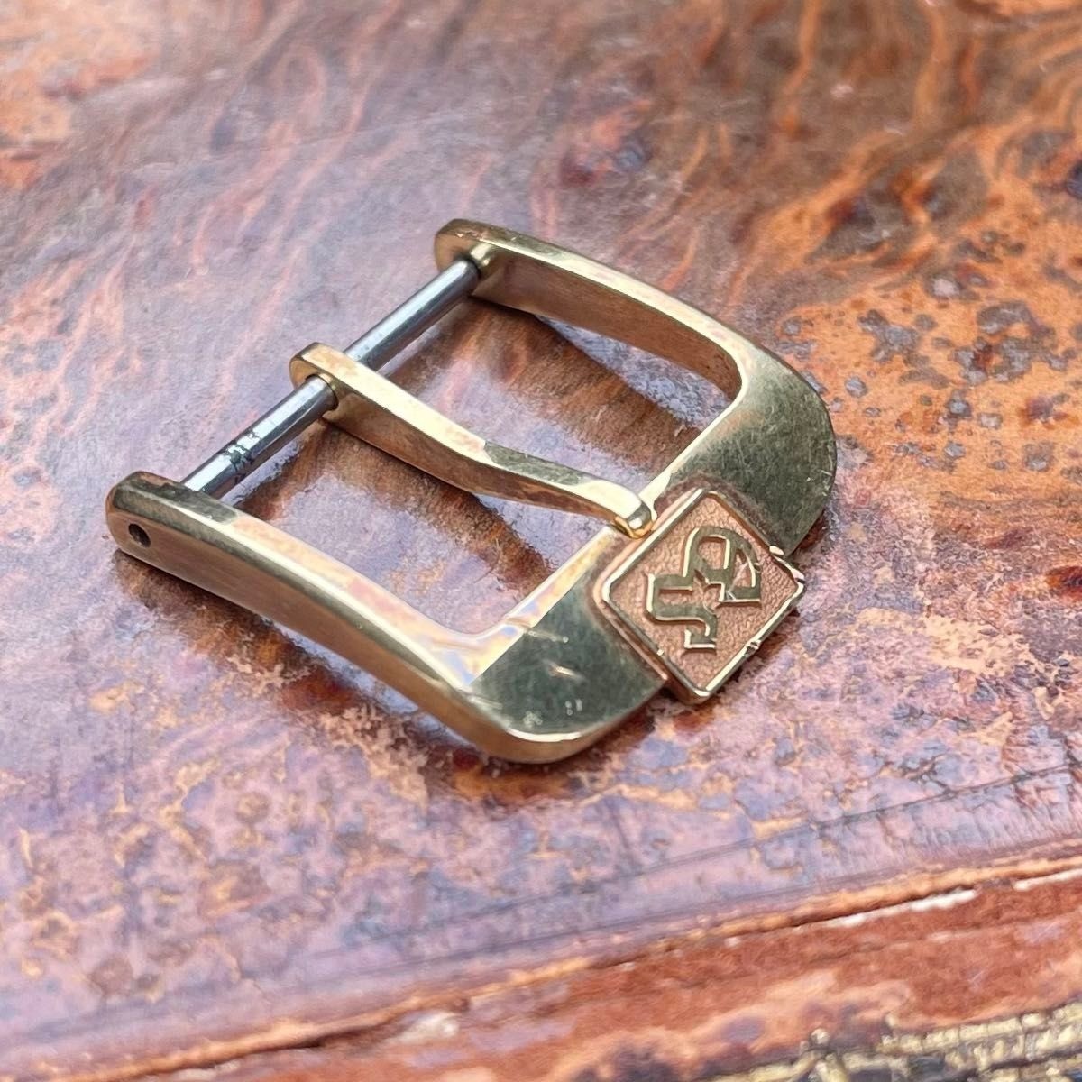 Vintage Grand Seiko GS 18KT K18 Solid Gold Buckle 15mm Japan Z Signed Genuine