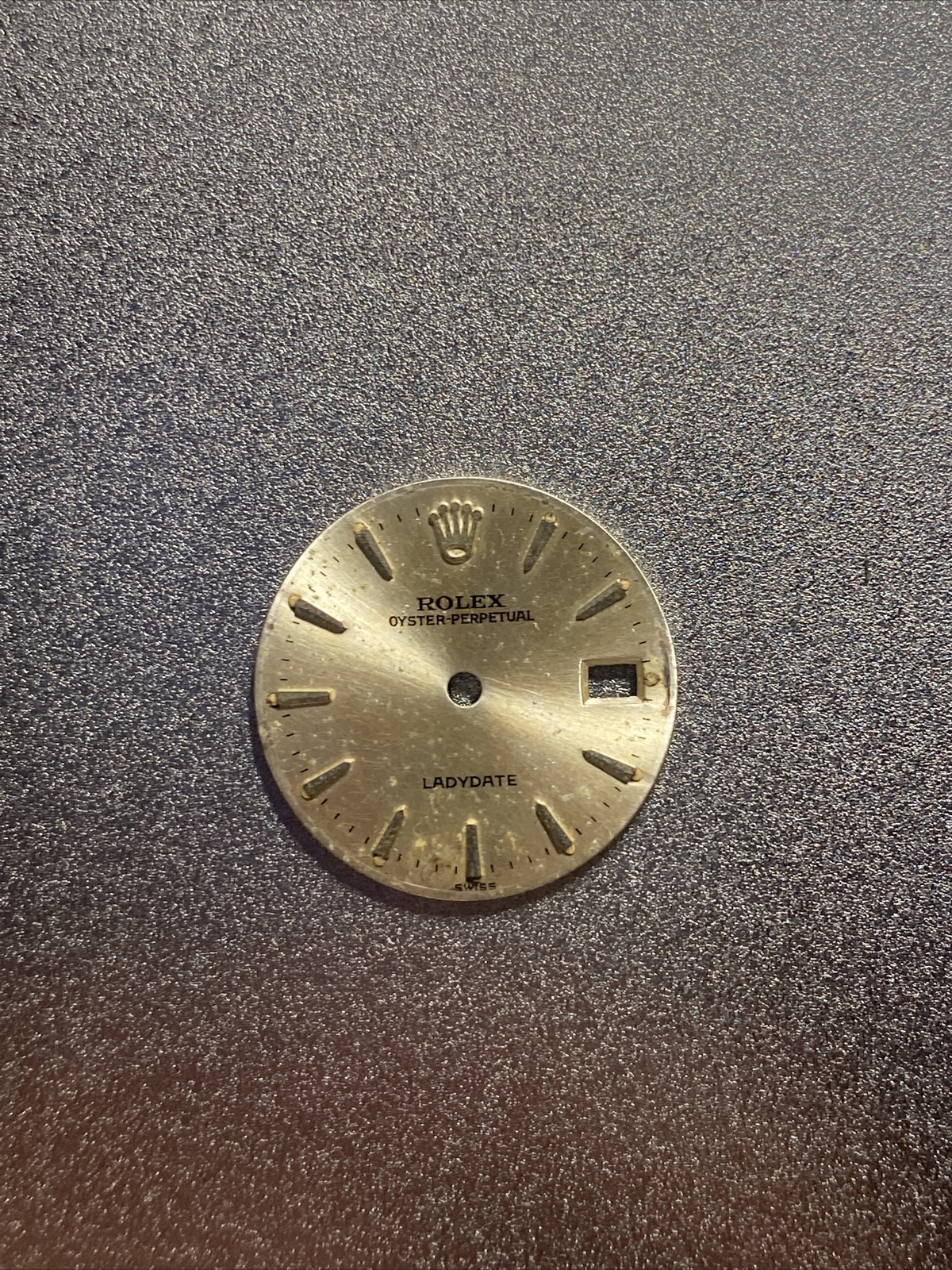 Refinished Rolex Silver Arrow Dial Lady Date 6917 6517 6916 6516 HAS SPOTS