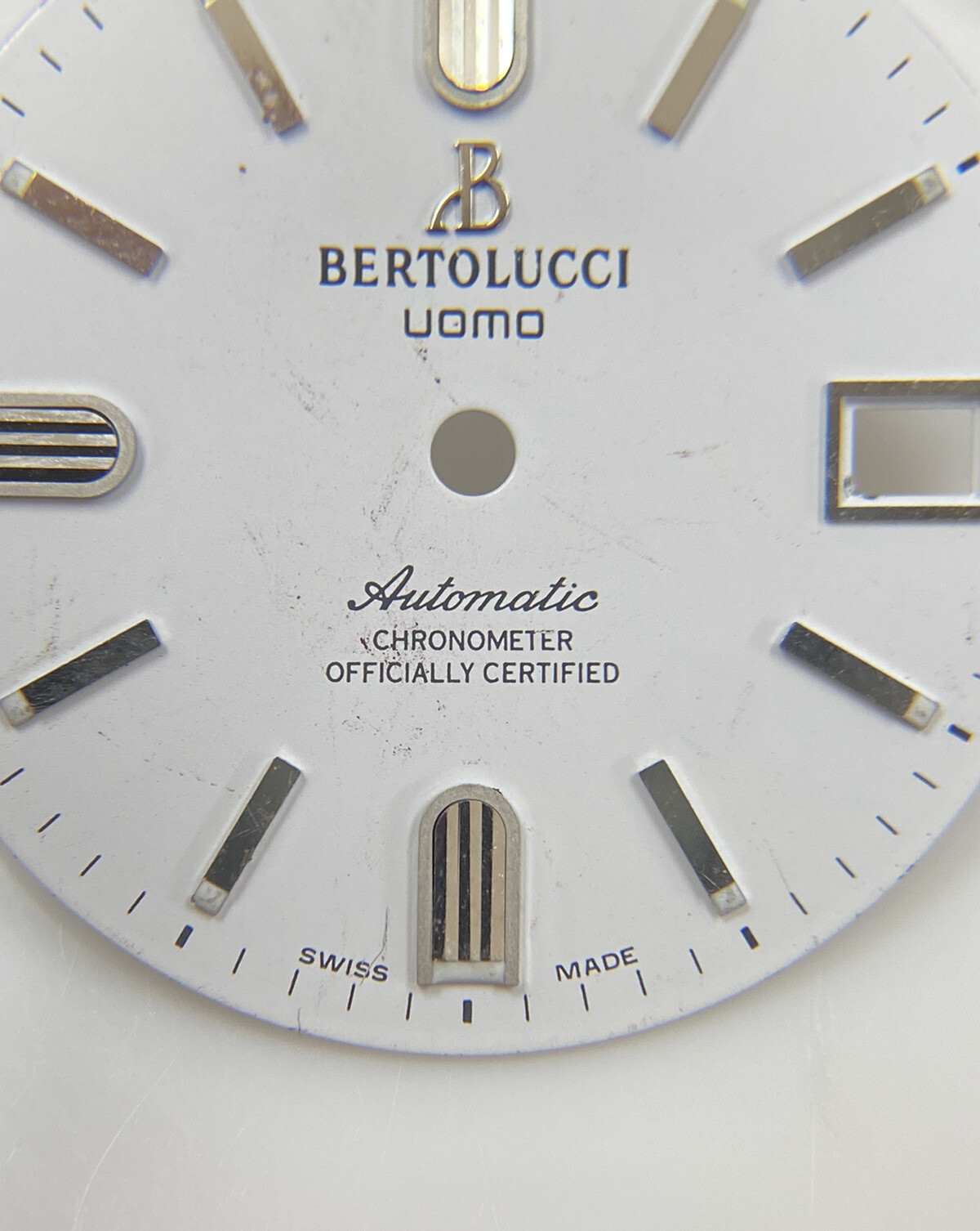 Original Bertolucci Uomo Automatic 28mm White Dial Ref: 884.55.41.10B