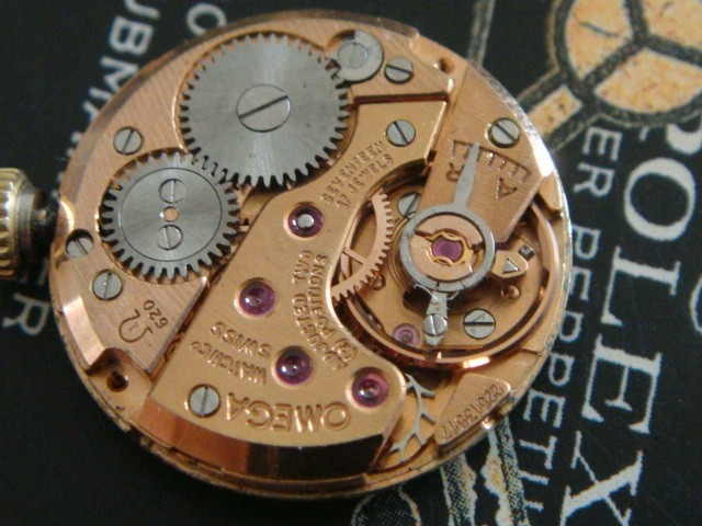 Vintage Omega calibre 620 Geneve DeVille watch movement project parts project GC