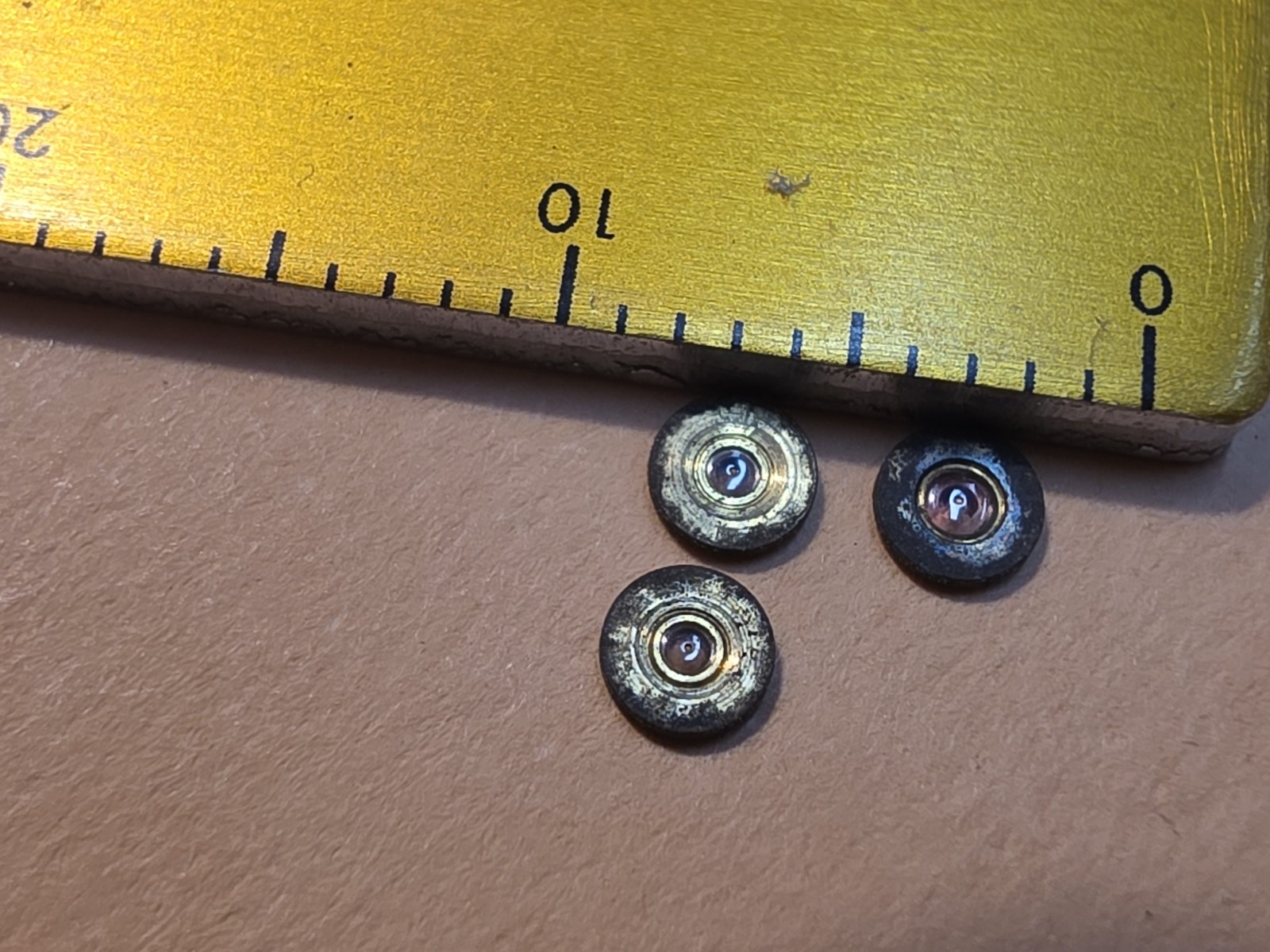Lot Of 3 NOS Elgin 18s Pocket Watch 2.95mm Diameter Balance Hole Jewels
