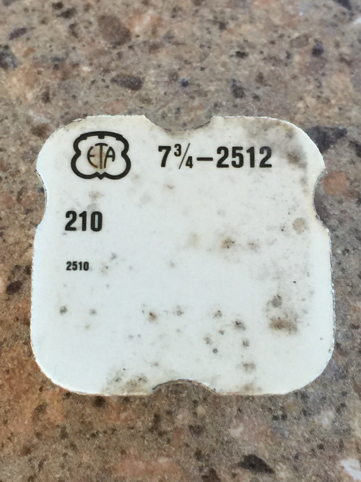 ETA 2512 2510 Intermediate Wheel Part 220 New In Pack