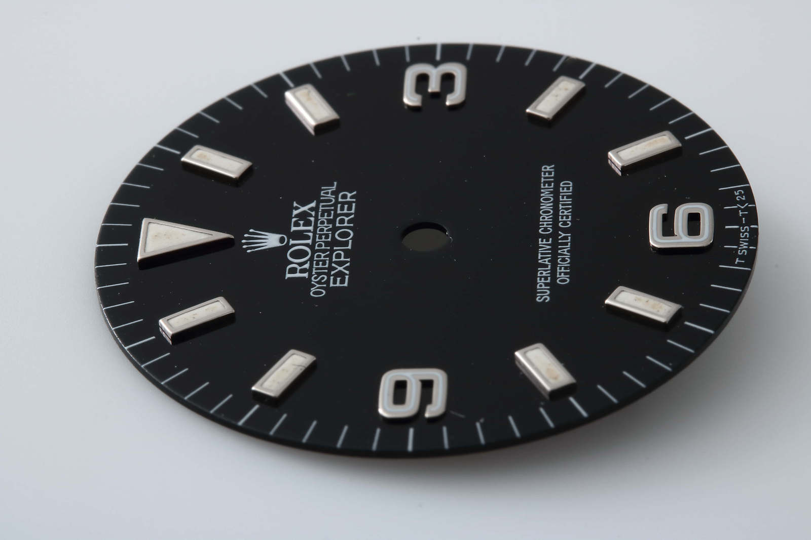 Genuine Rolex Explorer I Dial Black 14270 Watch Part