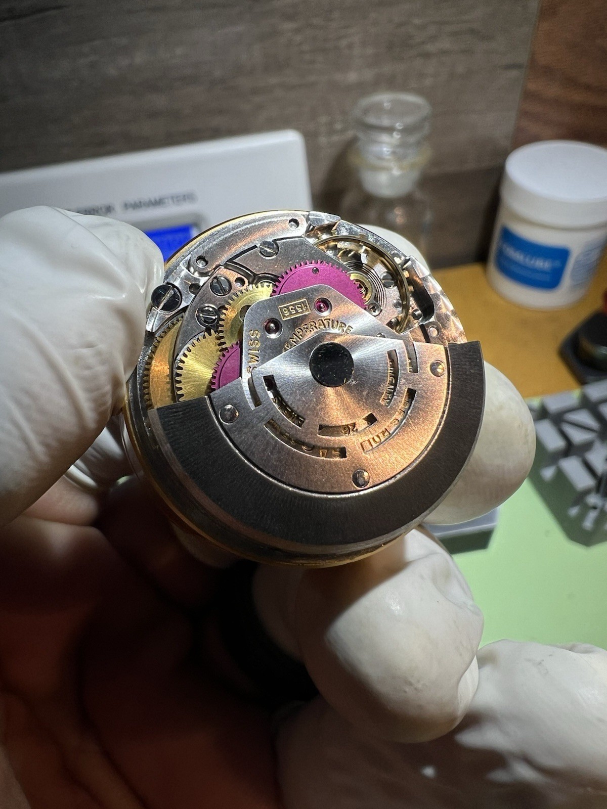 Genuine Rolex 1556 Day Date 1803 Presidential Movement.Vintage Complete,Running.