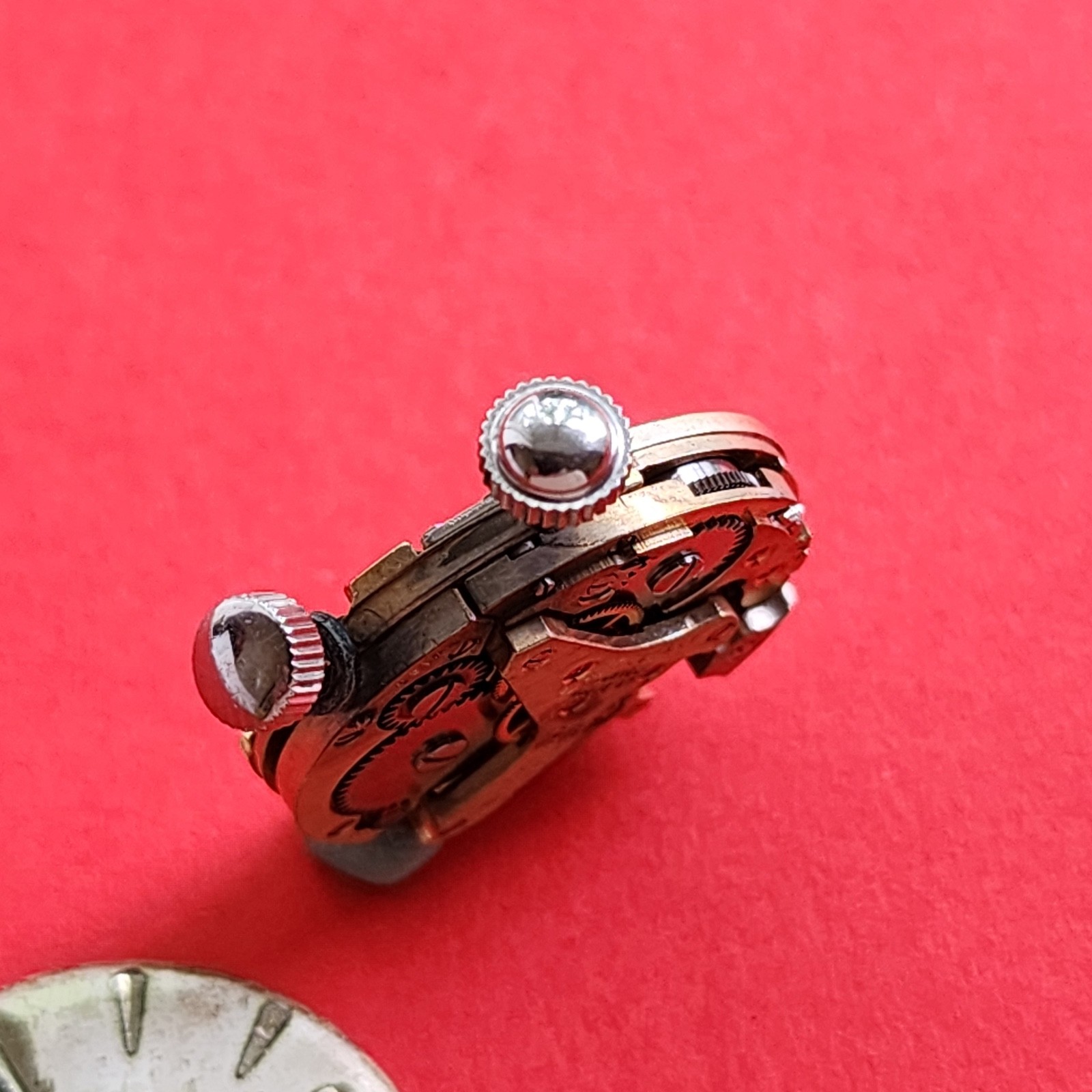 Wakmann Alarm Watch Movement Alstater Dial Crown Stem Balance Parts Cricket