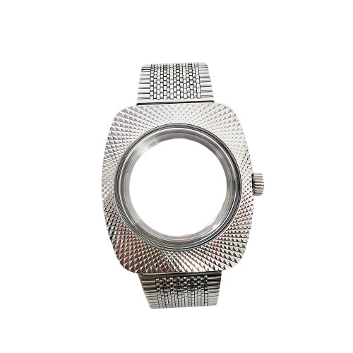 Double Domed Watch Case 36.5x41mm Compatible with NH35 NH36 NH70 Watch Movement