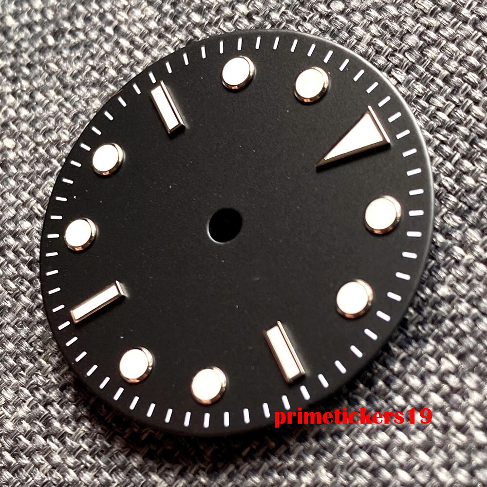 29mm Black/Blue/Green Watch Dial Hands Set Fit NH35 ETA2824 PT5000 Miyota82 Movt