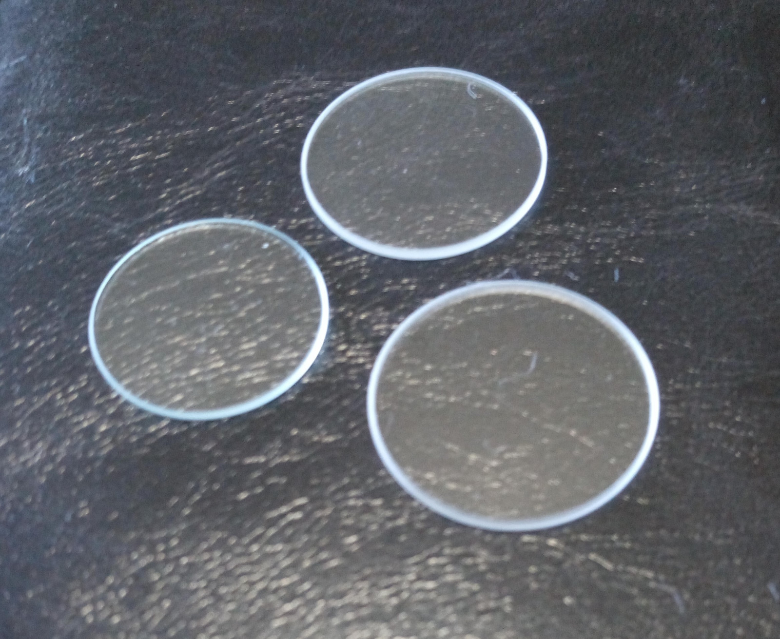 MINERAL GLASS FLAT WATCH CRYSTAL 16MM-21MM .9mm – 1.1mm Thick