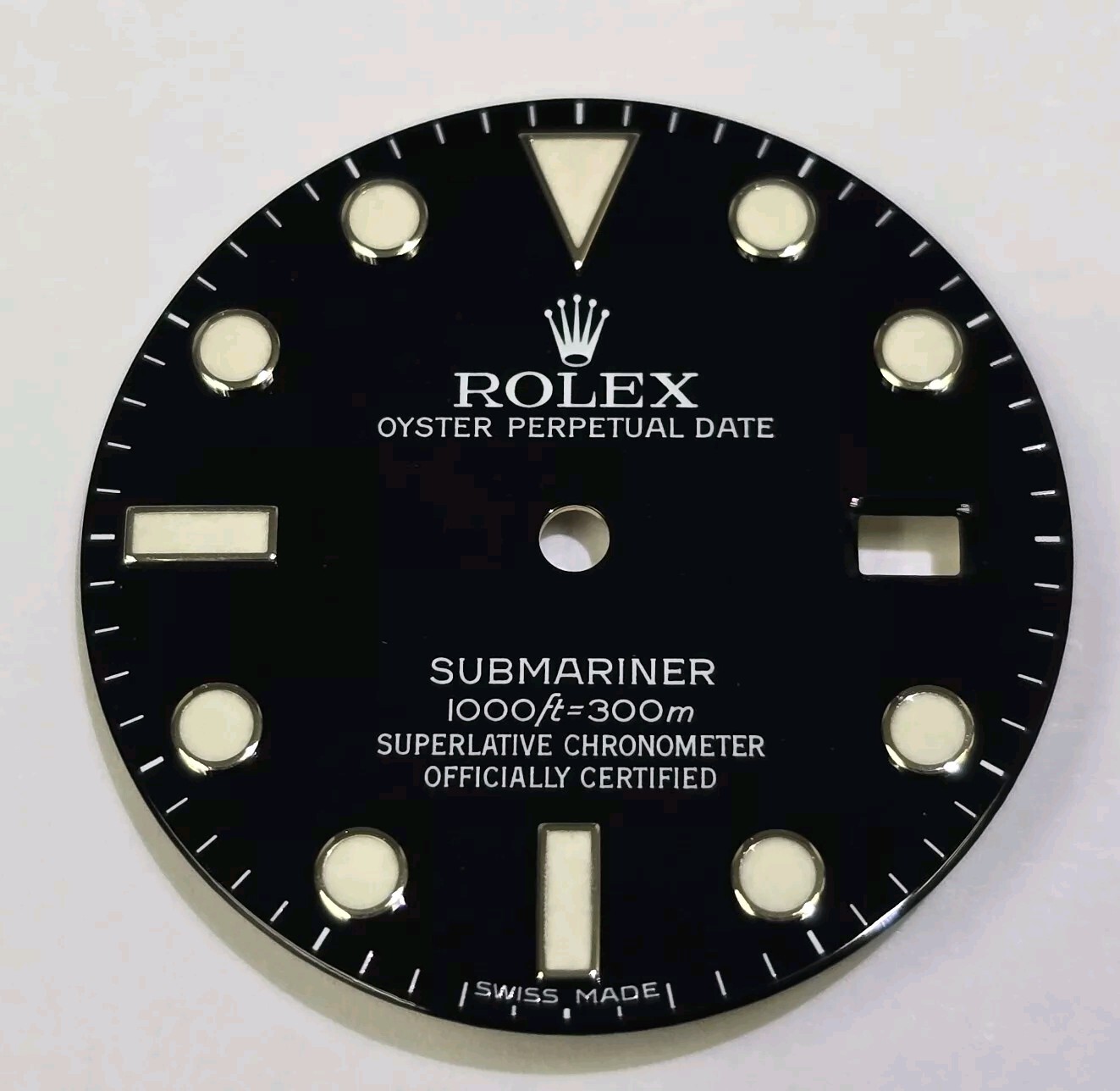 ROLEX 116610 SUBMARINER DATE WATCH BLACK DIAL CHROMALIGHT (NOS & 100% ORIGINAL)