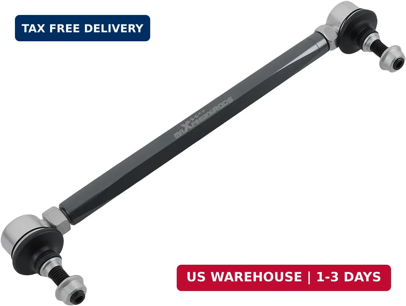 Universal Adjustable Sway Bar End Links 280mm-330mm | M10 Stud w/12 mm Spacer